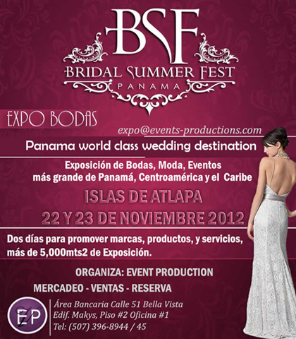 bridal summer fest 2012 - expo bodas y novias panama 2012 